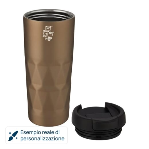 Bicchiere termico con isolamento in rame PRISM - 450 ml