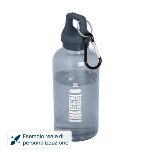 Borraccia in plastica riciclata OREGON - 400 ml