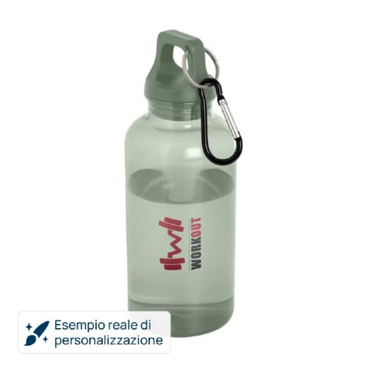 Borraccia in plastica riciclata OREGON - 400 ml