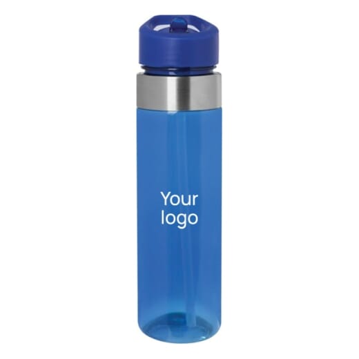 Borraccia trasparente con cannuccia DYLAN TRITAN 650 ml