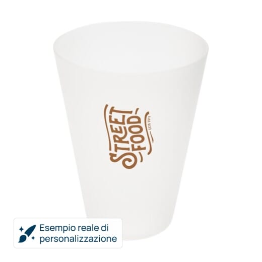 Bicchiere riutilizzabile in plastica GLASTONBURY 300 ml