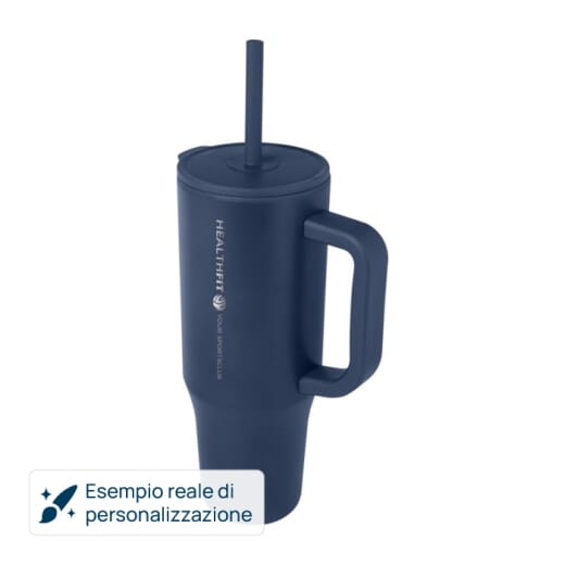 Bicchiere termico con cannuccia BRADY 900 ml