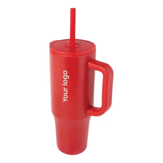 Bicchiere termico con cannuccia BRADY 900 ml