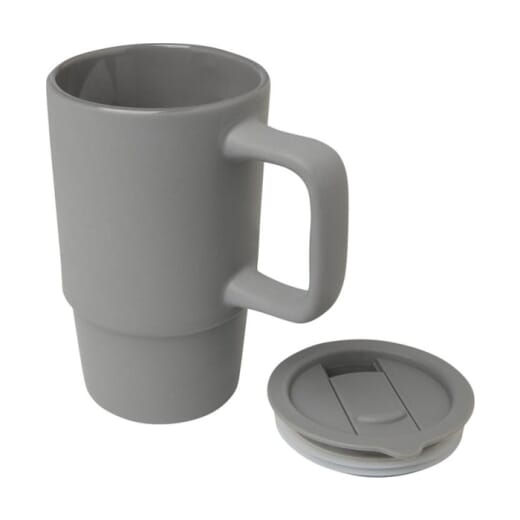 Tazza in ceramica con coperchio CARTER 450 ml