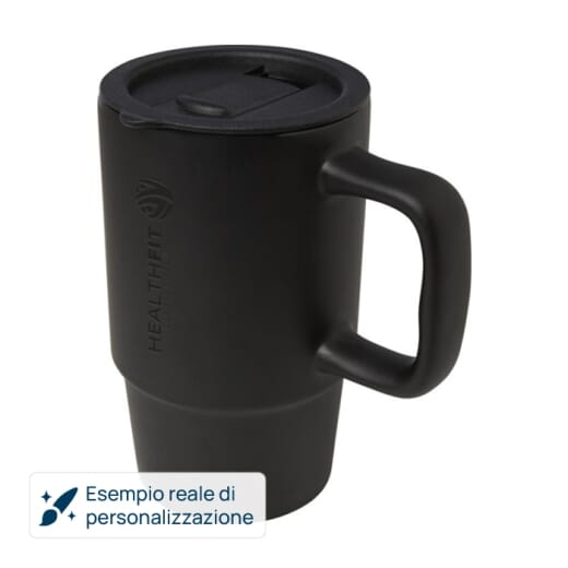 Tazza in ceramica con coperchio CARTER 450 ml