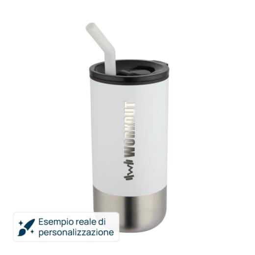 Bicchiere termico con cannuccia GRAYSON