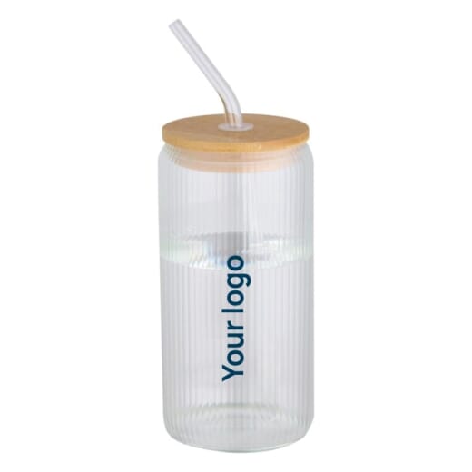 Contenitore in vetro con cannuccia MIRAGE 500 ml