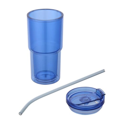 Bicchiere in plastica a doppia parete ARCHER 480 ml