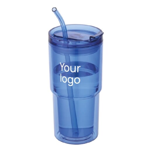 Bicchiere in plastica a doppia parete ARCHER 480 ml