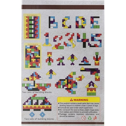 Gioco puzzle in legno 40 pezzi SKYLA