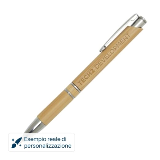 Penna a sfera in bambù WICKER