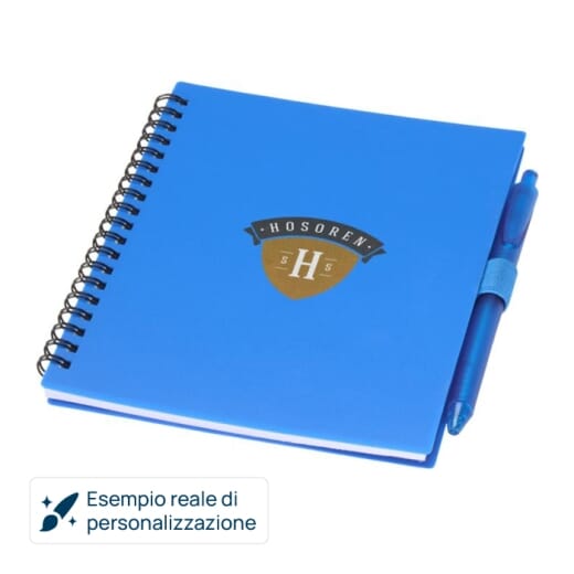Quaderno a spirale con penna NIOVE