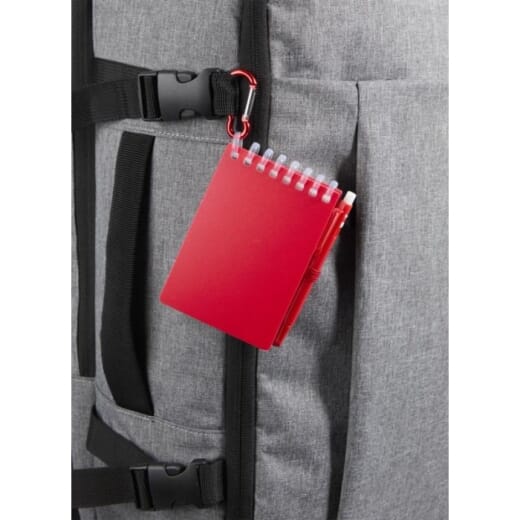Blocco note con penna e moschettone LIG MIN