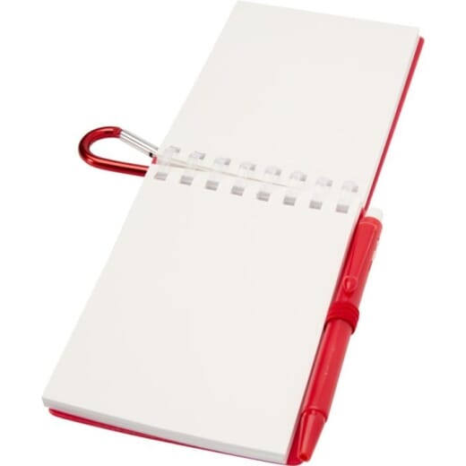 Blocco note con penna e moschettone LIG MIN