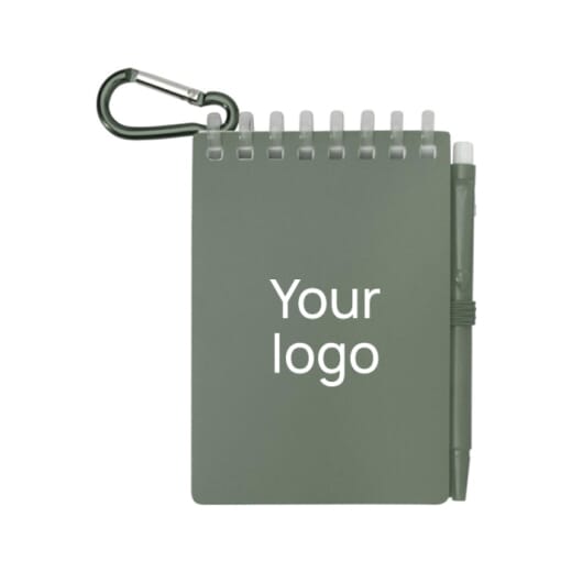 Blocco note con penna e moschettone LIG MIN