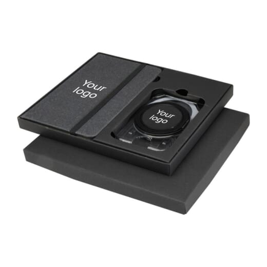 Kit di benvenuto quaderno e portacarte per telefono KERN