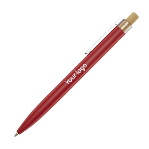Penna a sfera in alluminio riciclato NOOSHIN BLACK