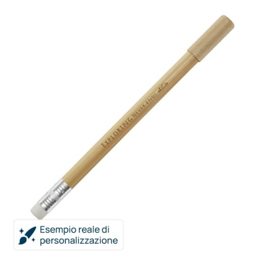 Matita scrittura infinita in bambù KRAJONO