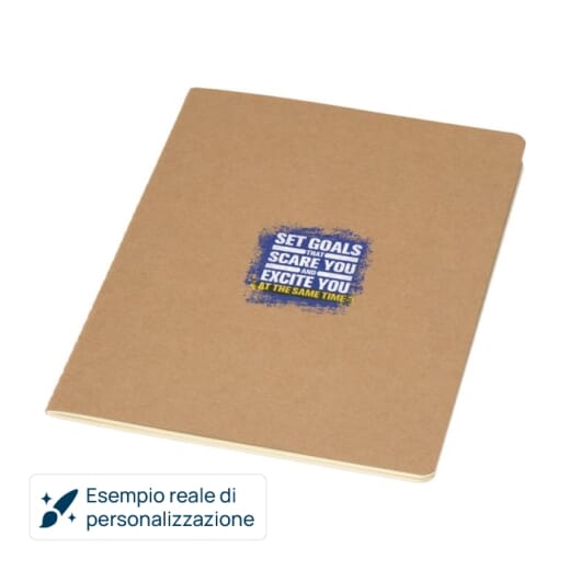 Taccuino A5 in carta kraft con pagine a righe SLYK
