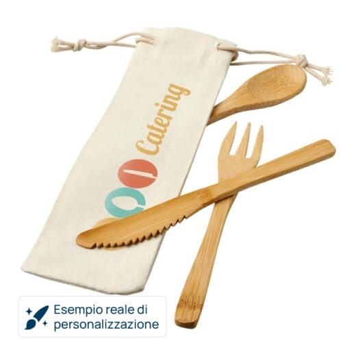 Set di posate in bambù CELUK