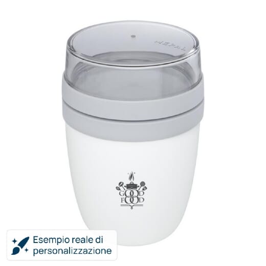 Portapranzo con due scomparti ELLIPSE