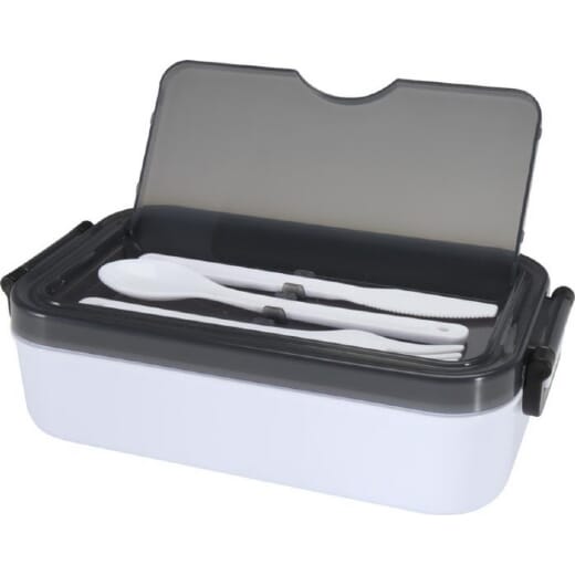 Portavivande con set di posate SNAPPY