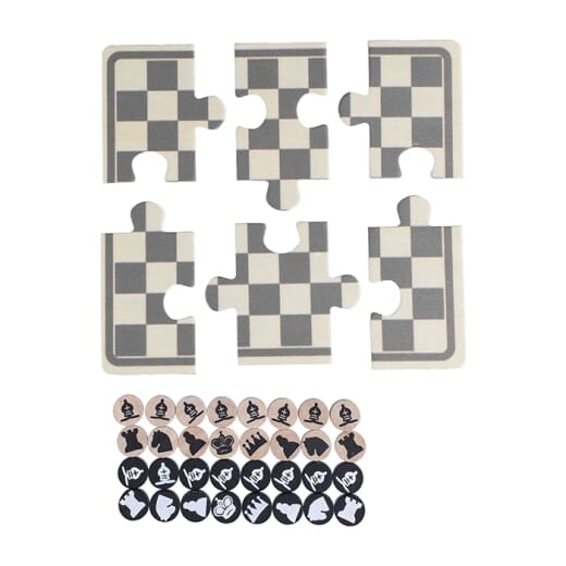 Set Gioco scacchi e dama HANK