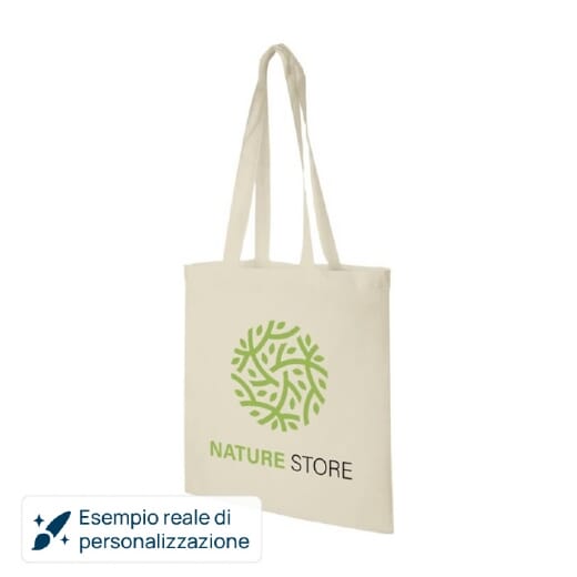 Shopper personalizzabile in cotone MADRAS
