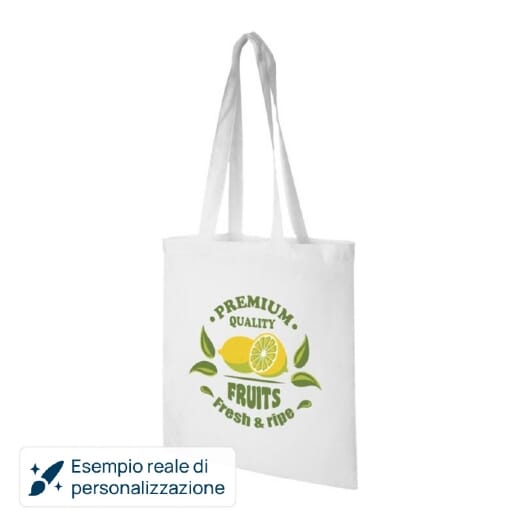 Shopper personalizzabile in cotone MADRAS