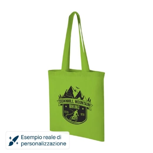 Shopper personalizzabile in cotone MADRAS