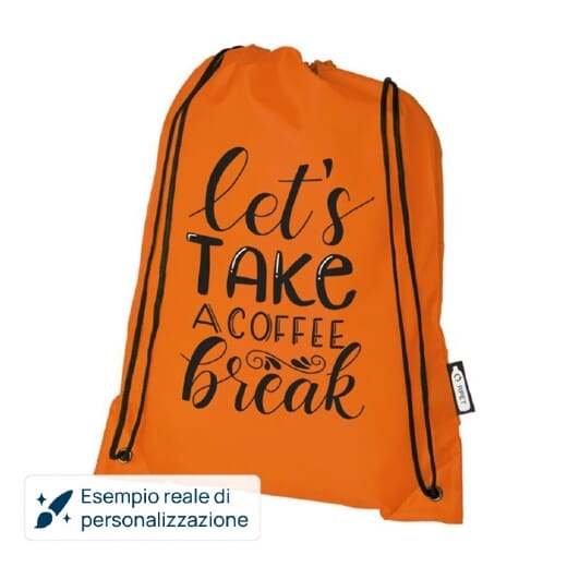 Sacche personalizzate in PET riciclato ORIOLE