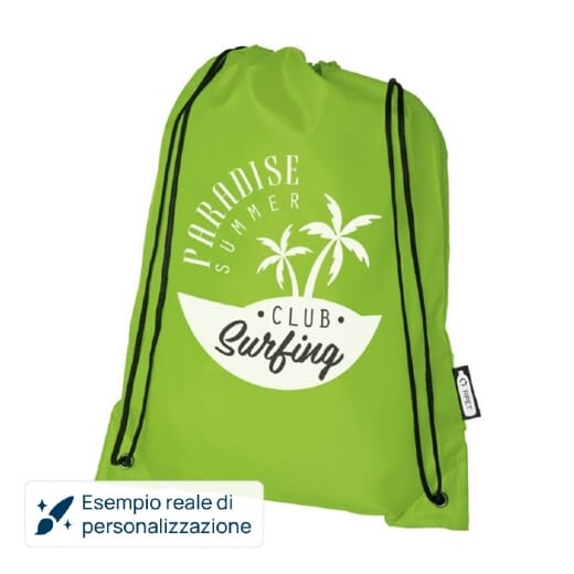Sacche personalizzate in PET riciclato ORIOLE