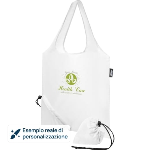 Tote bag pieghevole in rpet SABIA