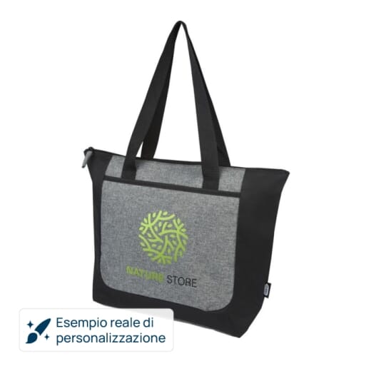 Shopper bicolore con zip RECLAIM 15l