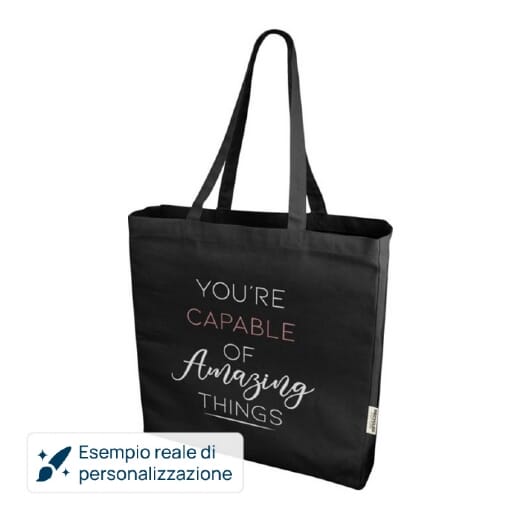 Tote bag in cotone riciclato ODESSA 13 L