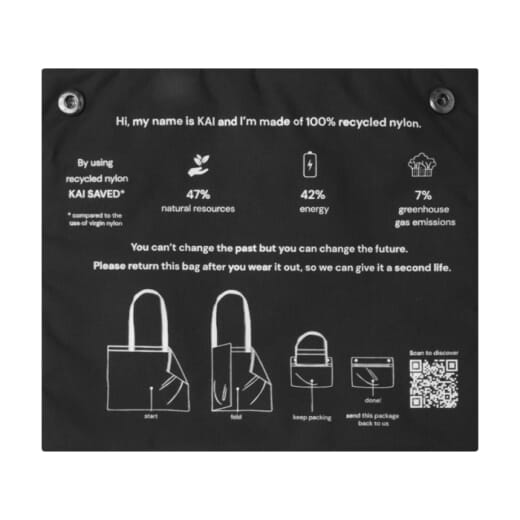 Tote bag in materiale riciclato KAI