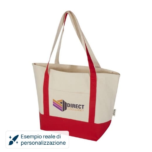 Tote bag in cotone riciclato SAM