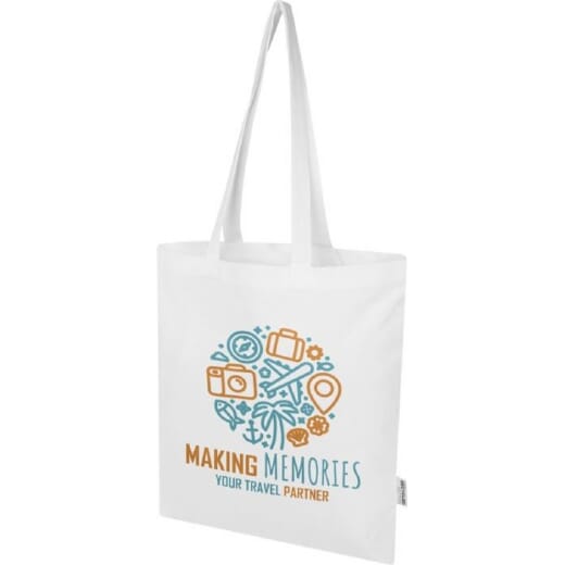 Tote bag in cotone GRS MADRAS BLEND