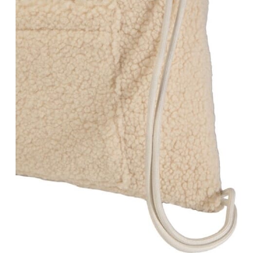 Zaino con cordoncino in sherpa riciclato BEAR