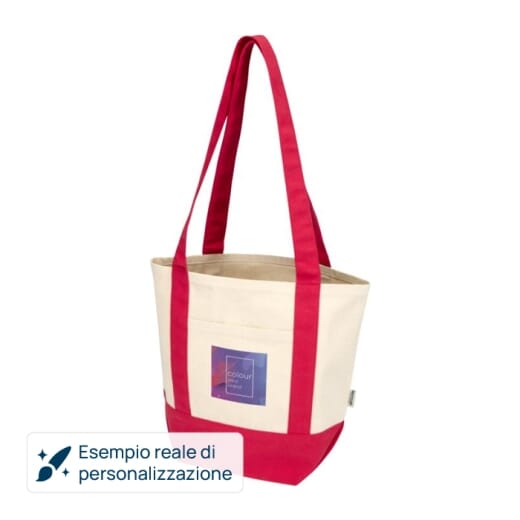 Tote bag mini in cotone riciclato SAM