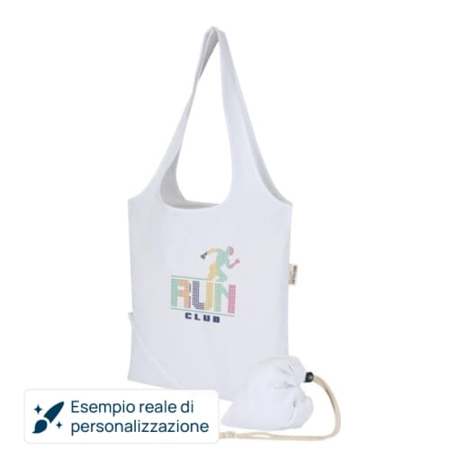 Borsa tote pieghevole MADRAS BLEND