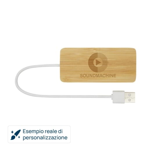 Hub usb in bambù TAPAS