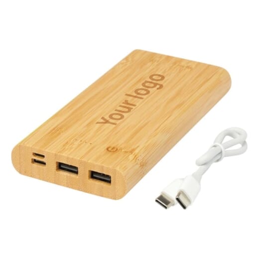 Powerbank in bambù DA 10.000 TULDA
