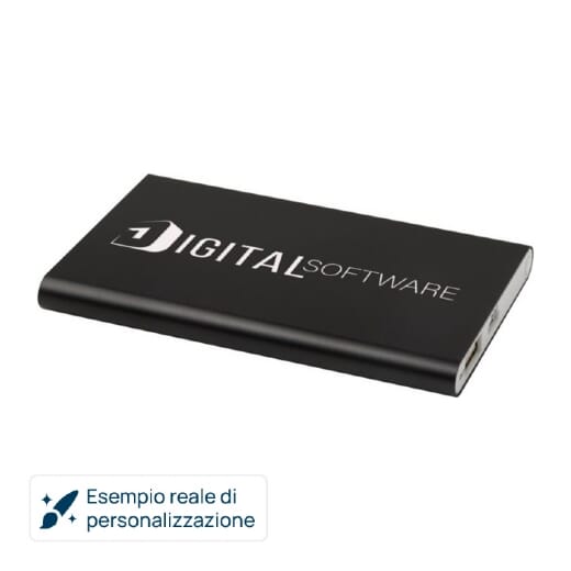 Power bank in alluminio riciclato PEP