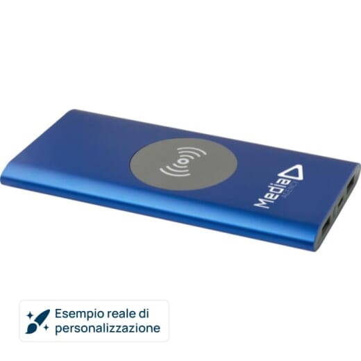 Power bank wireless in alluminio JUICE - 8000 mAh