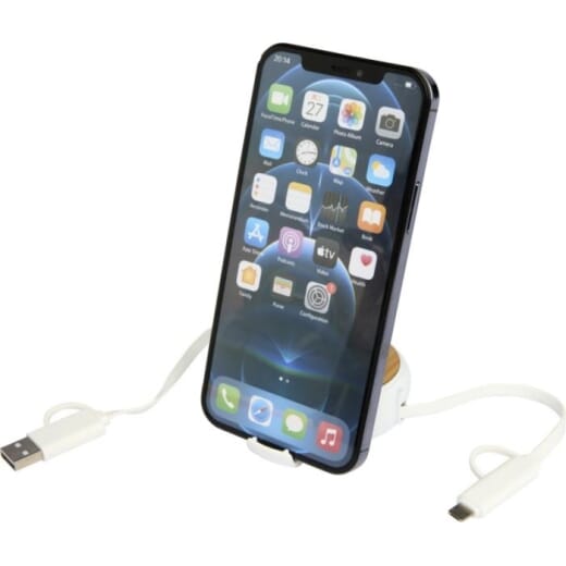 Cavo retrattile 5 in 1 con supporto telefono CHECHIA