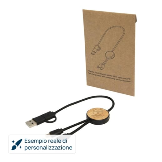 Cavo 5 in 1 personalizzabile CHECHIA