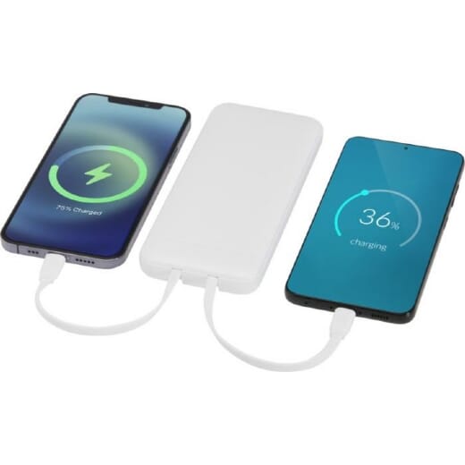 Power bank con 2 cavi integrati ADHIL