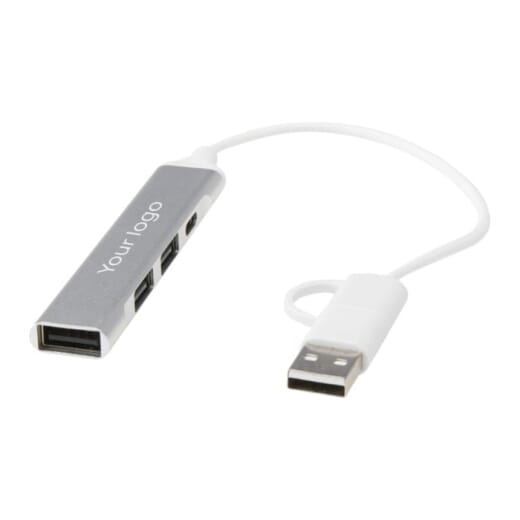 Hub usb-a e tipo c 4 porte ALKAID