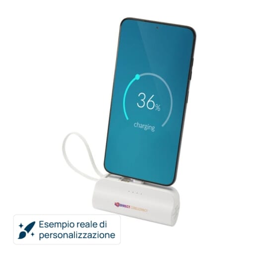Power bank Tipo-C con supporto telefono ALNAIR